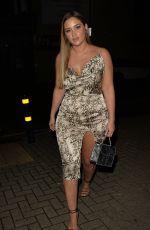 JACQUELINE JOSSA Night Out in London 10/03/2019