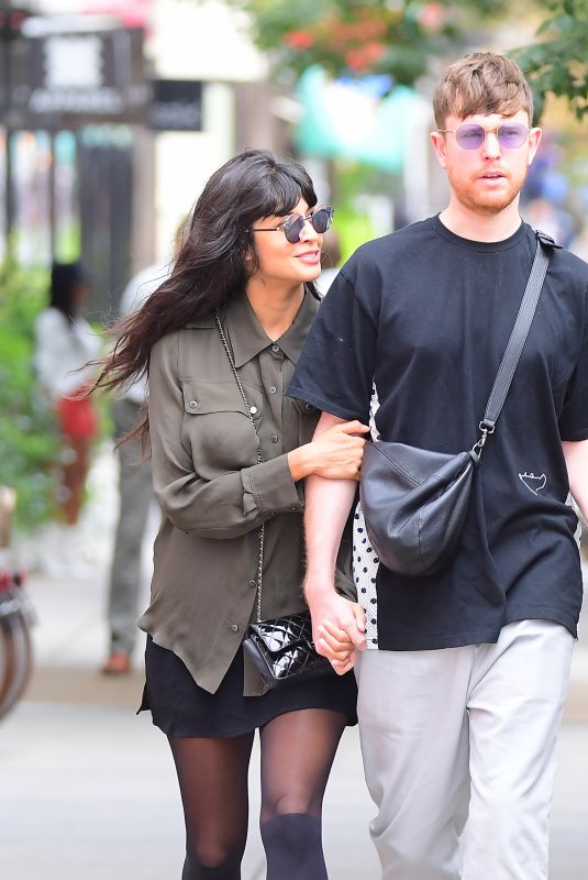 JAMEELA JAMIL and James Blake Out in New York 10/01/2019