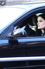 JAMIE ALEXANDER on the Set of Blindspot in New York 10/21/2019