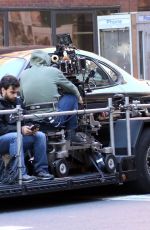 JAMIE ALEXANDER on the Set of Blindspot in New York 10/21/2019
