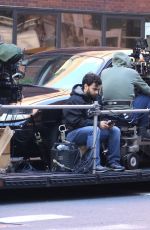 JAMIE ALEXANDER on the Set of Blindspot in New York 10/21/2019