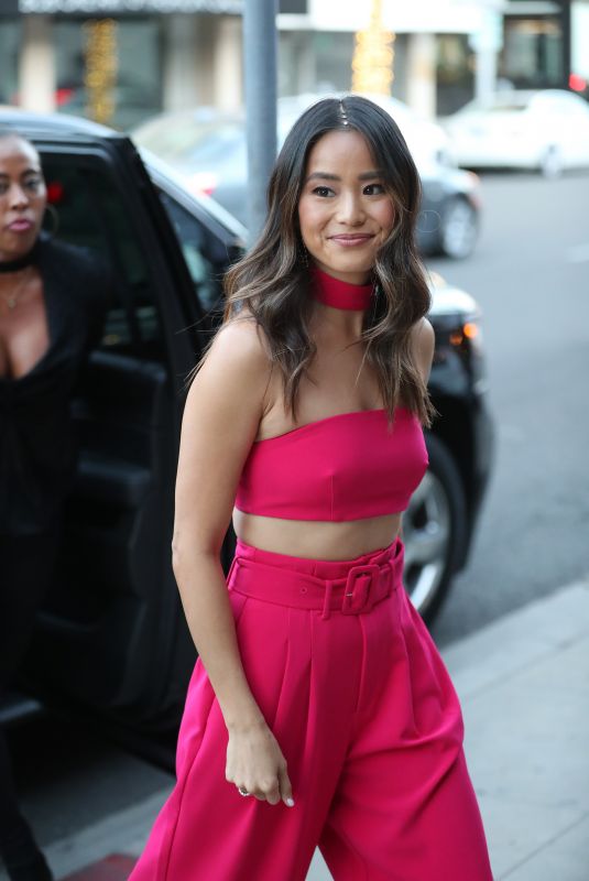 JAMIE CHUNG Arrives at Odwalla Zero Sugar Shack Party in Beverly Hills 10/22/2019
