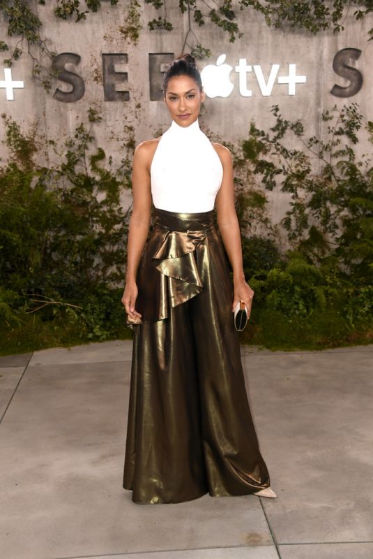 JANINA GAVANKAR at See Premiere in Los Angeles 10/21/2019