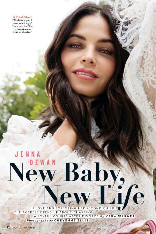 JENNA DEWAN in People Magazine, October 2019