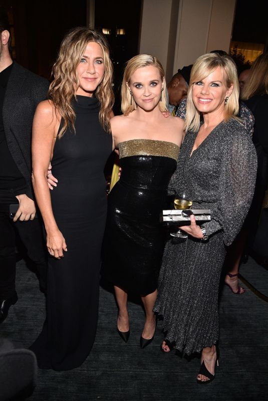 JENNIFER ANISTON and REESE WITHERSPONN at The Morning Show After-party in New York 10/28/2019