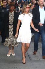 JENNIFER ANISTON Leaves Good Morning America in New York 10/28/2019