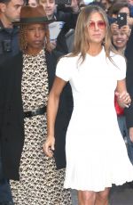 JENNIFER ANISTON Leaves Good Morning America in New York 10/28/2019