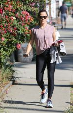 JENNIFER GARNER at a Gym in Pacific Palisades 10/12/2019