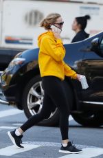 JENNIFER LAWRENCE Heading to a Gym in New York 10/07/2019