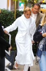 JENNIFER LOPEZ on the Set of Marry Me at Plaza Hotel in New York 10/14/2019