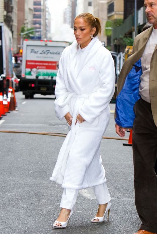 JENNIFER LOPEZ on the Set of Marry Me at Plaza Hotel in New York 10/14/2019
