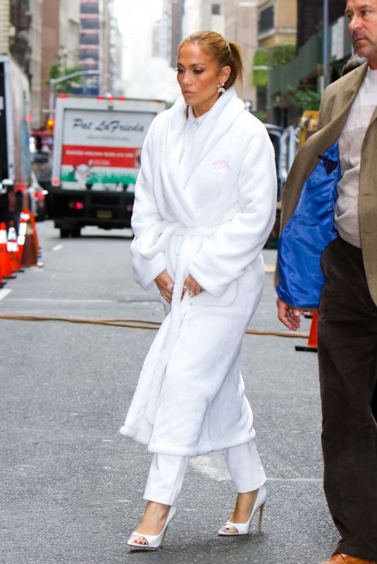 JENNIFER LOPEZ on the Set of Marry Me at Plaza Hotel in New York 10/14/2019