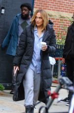 JENNIFER LOPEZ on the Set of Marry Me in New York 10/10/2019
