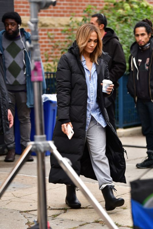 JENNIFER LOPEZ on the Set of Marry Me in New York 10/10/2019