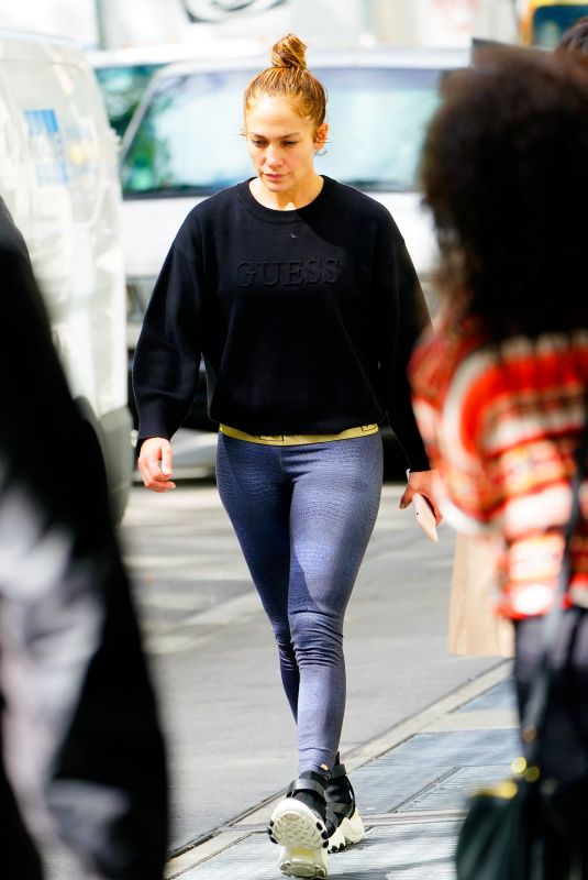 JENNIFER LOPEZ Out in New York 10/04/2019