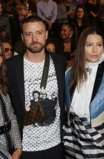 JESSICA BIEL and Justin Timberlake at Louis Vuitton Womenswear Spring/Summer 2020 Show in Paris 10/01/2019