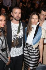 JESSICA BIEL and Justin Timberlake at Louis Vuitton Womenswear Spring/Summer 2020 Show in Paris 10/01/2019