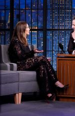 JESSICA BIEL at Late Night with Seth Meyers in New York 10/23/2019
