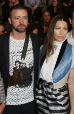 JESSICA BIEL at Louis Vuitton Fashion Show in Paris 10/01/2019