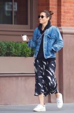JESSICA BIEL Out in New York 10/22/2019