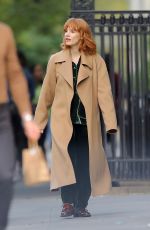 JESSICA CHASTAIN Out and About in New York 10/13/2019