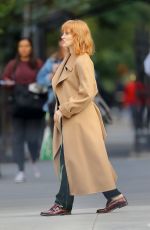 JESSICA CHASTAIN Out and About in New York 10/13/2019