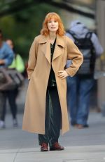 JESSICA CHASTAIN Out and About in New York 10/13/2019