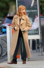 JESSICA CHASTAIN Out and About in New York 10/13/2019