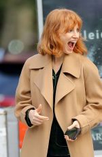 JESSICA CHASTAIN Out and About in New York 10/13/2019