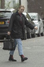 JODIE COMER Out and About in London 10/18/2019
