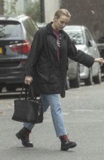 JODIE COMER Out and About in London 10/18/2019