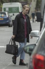 JODIE COMER Out and About in London 10/18/2019
