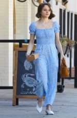 JOEY KING Leaves Restaurant in Studio City 10/24/2019