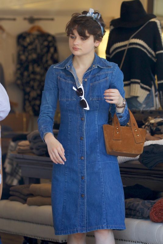 JOEY KING Out Shopping in Los Angeles 10/07/2019