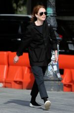 JULIANNE MOORE Heading to Yoga Class in New York 10/04/2019