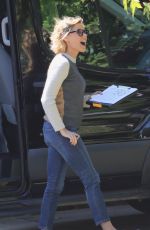 JULIE BOWEN on the Set of Final Season of Modern Family in Los Angeles 10/08/2019