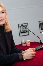 JULIE GAYET Reading at Cineroman Festival in Nice 10/24/2019