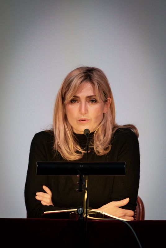 JULIE GAYET Reading at Cineroman Festival in Nice 10/24/2019