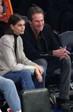 KAIA and Rande GERBER at Chicago Bulls vs New York Knicks Game 10/28/2019