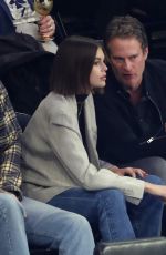 KAIA and Rande GERBER at Chicago Bulls vs New York Knicks Game 10/28/2019