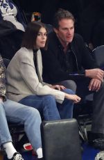 KAIA and Rande GERBER at Chicago Bulls vs New York Knicks Game 10/28/2019