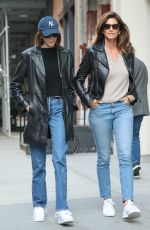 KAIA GERBER and CINDY CRAWFORD at Dr. Smood in New York 10/13/2019