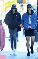 KAIA GERBER and Tommy Dorfman Out in New York 10/24/2019