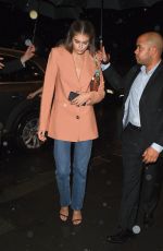 KAIA GERBER Arrives at Miu Miu After-party Dinner in Paris 10/01/2019