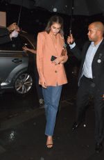 KAIA GERBER Arrives at Miu Miu After-party Dinner in Paris 10/01/2019