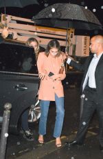 KAIA GERBER Arrives at Miu Miu After-party Dinner in Paris 10/01/2019