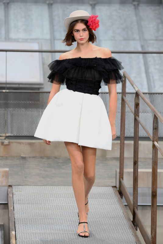 KAIA GERBER at Chanel Runway Show at Paris Fashion Week 10/01/2019