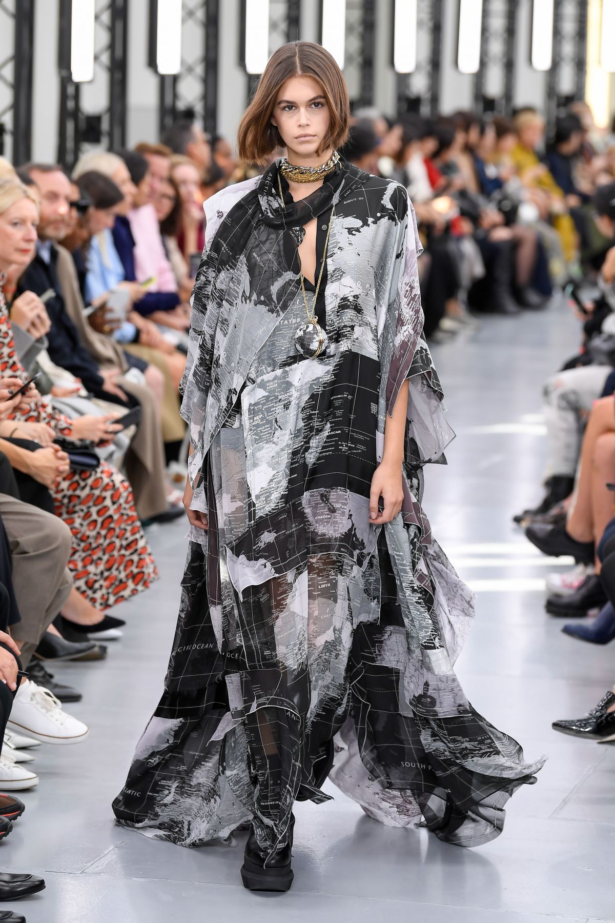 KAIA GERBER at Sacai Runway Show at Paris Fashion Week 09/30/2019 ...
