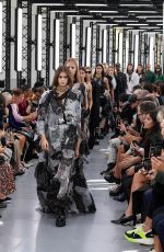 KAIA GERBER at Sacai Runway Show at Paris Fashion Week 09/30/2019