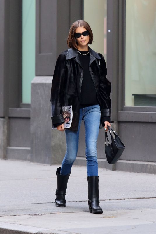 KAIA GERBER in Denim Out in New York 10/11/2019